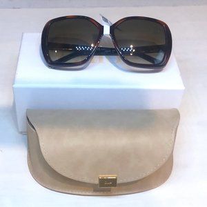 NWT Chloe Tortoise Shell Sunglasses